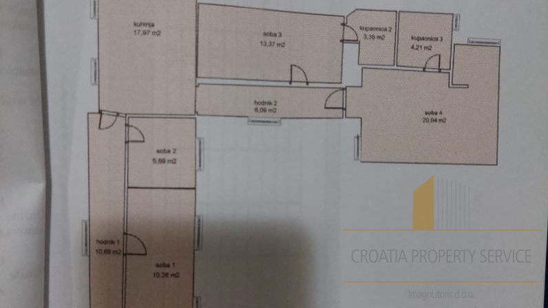 Außergewöhnliche Wohnung im Herzen von Split – einzigartige Gelegenheit!