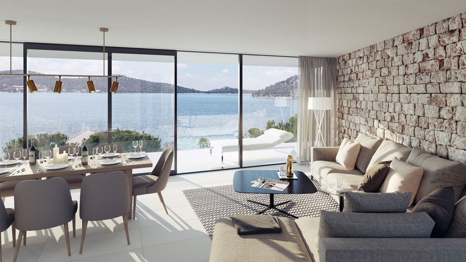 Appartamento di lusso con due camere a 50 m dalla spiaggia &ndash; Kalebova Luka&excl;