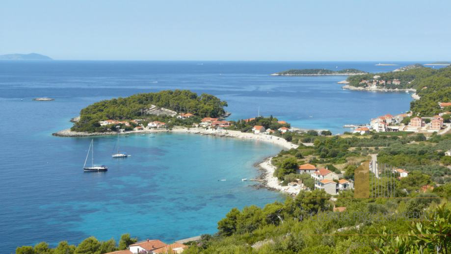 A beautiful villa with a panoramic view of the sea on the island of Korčula!