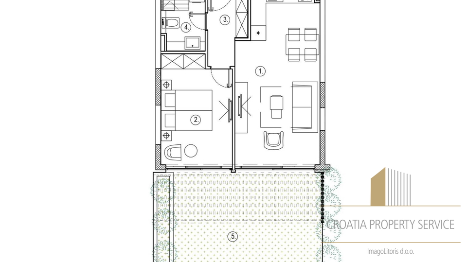 Appartamento, 132 m2, Vendita, Sukošan