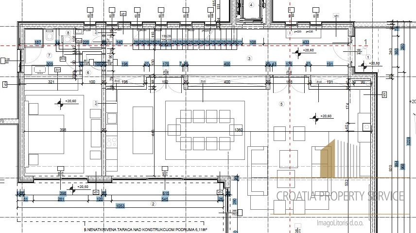 Zemljišče s projektom in gradbenim dovoljenjem za luksuzno vilo drugi vrsti ob morju – Dubrovnik!
