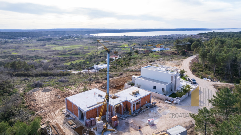 Elegante Villa mit Panoramablick auf das Meer in der Nähe von Zadar!
