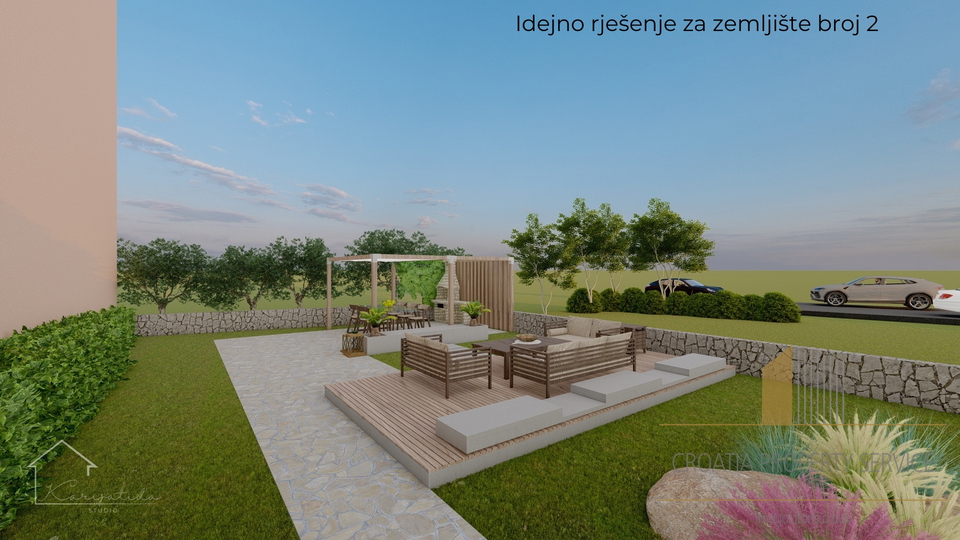 Appartamento spazioso con ampio cortile in ottima posizione a Spalato!