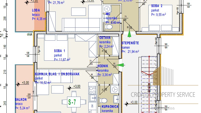 Apartment in a modern new building, 250 m from the beach - Seget Donji!