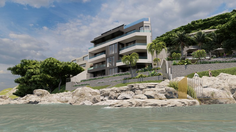 Appartamento di lusso con due camere da letto – prima fila sul mare, Riviera di Makarska!