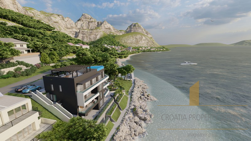 Appartamento di lusso con due camere da letto – prima fila sul mare, Riviera di Makarska!
