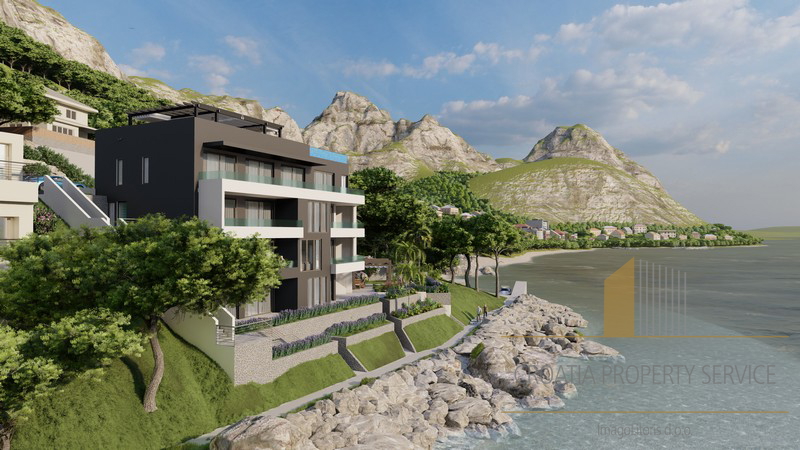 Appartamento di lusso con due camere da letto – prima fila sul mare, Riviera di Makarska!