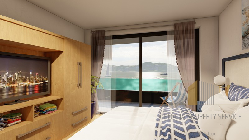 Appartamento di lusso con due camere da letto – prima fila sul mare, Riviera di Makarska!