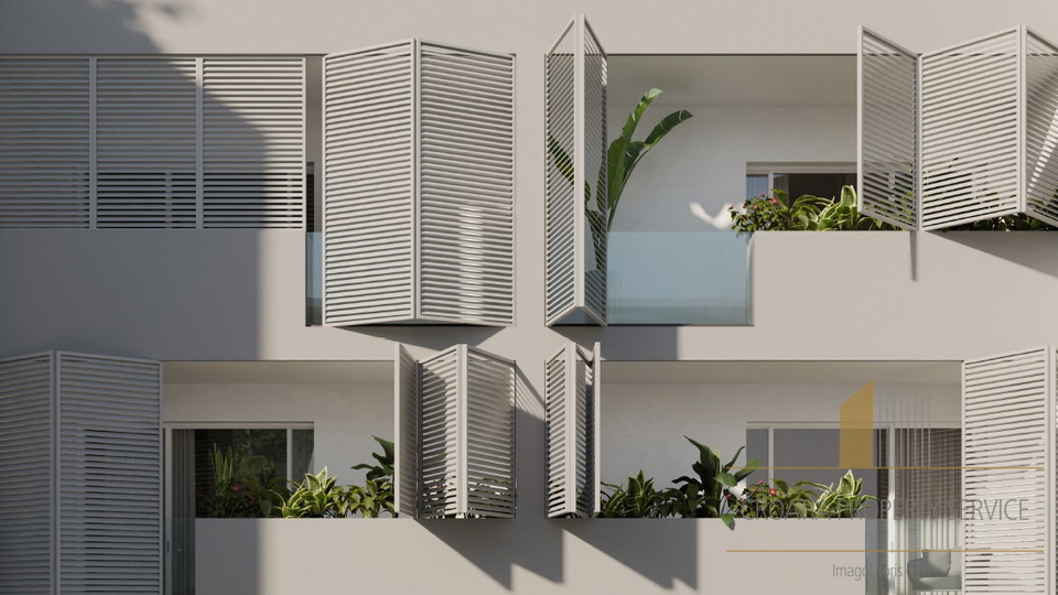 Luxuriöses Penthouse mit Meerblick in einer exklusiven Gegend, 100 m vom Strand entfernt – Split!