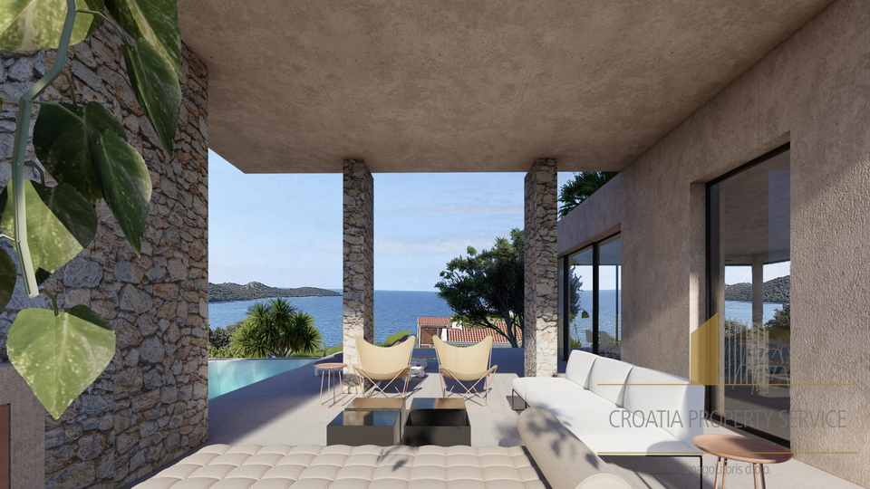New luxury villa 170 m from the sea – Ražanj!
