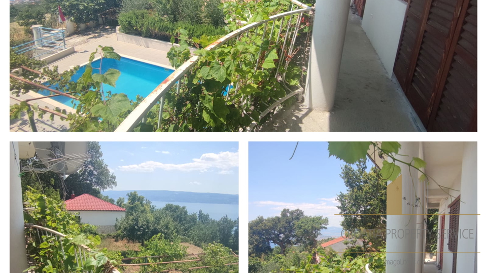 Edinstvena priložnost: hiša z razgledom na morje v okolici Splita!