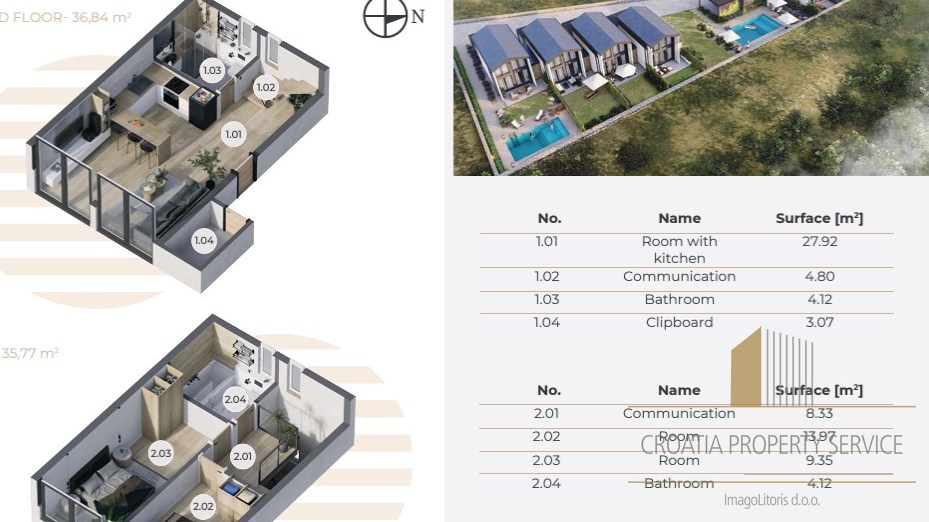 Casa, 73 m2, Vendita, Nin - Zaton