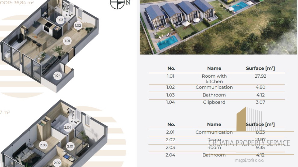 Casa, 73 m2, Vendita, Nin - Zaton
