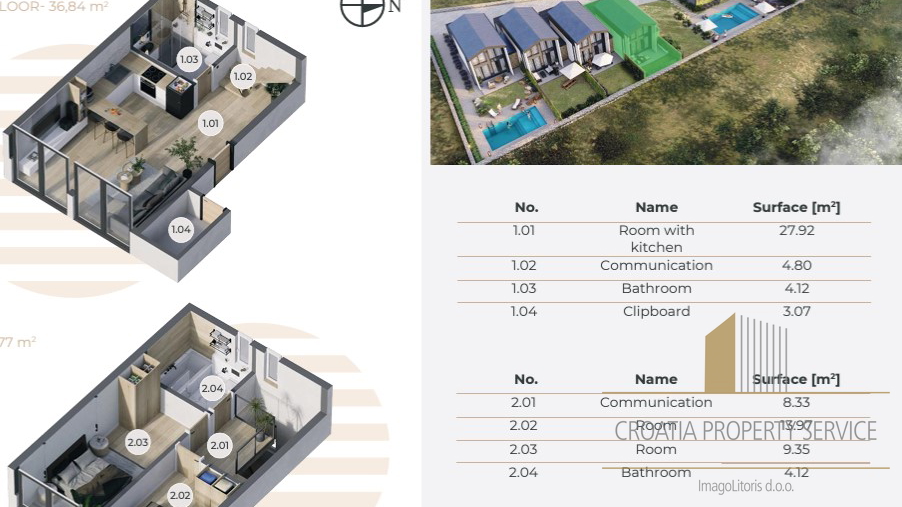 Casa, 73 m2, Vendita, Nin - Zaton