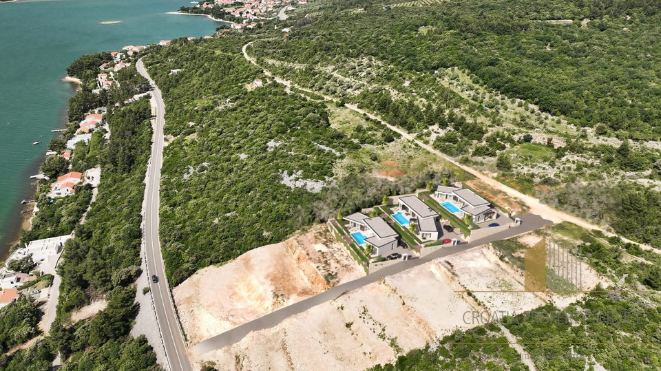 Luxury villa with panoramic sea view near Zadar!