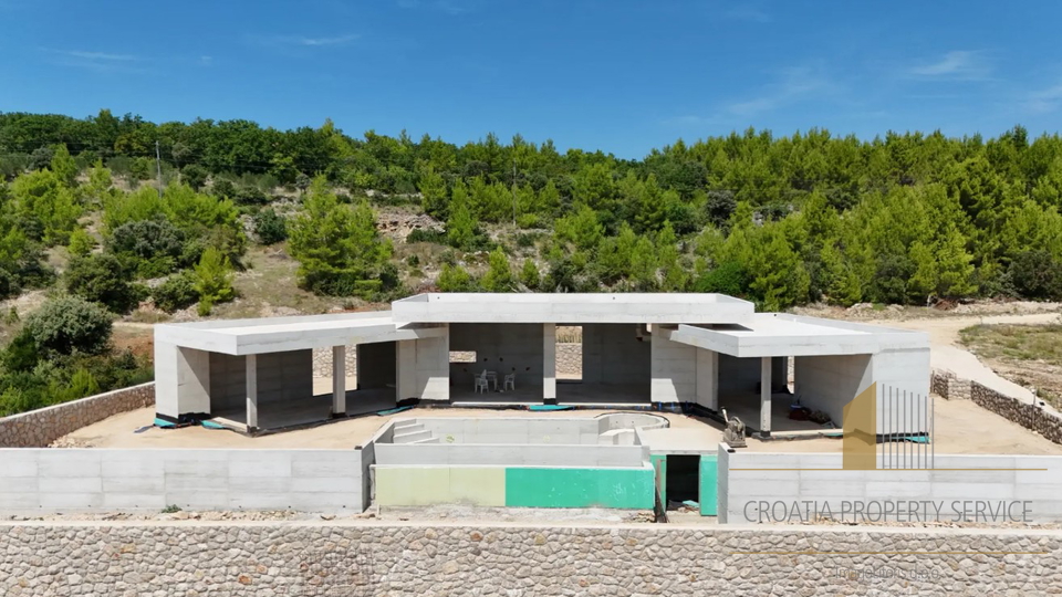 Luxury villa with panoramic sea view near Zadar!