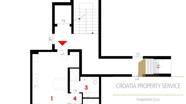 Luxury two-bedroom apartment in a new building 150 meters from the sea on the Makarska Riviera!