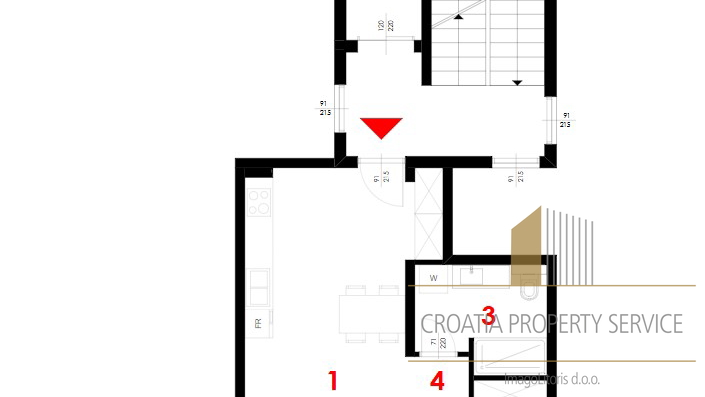 Luxury two-bedroom apartment in a new building 150 meters from the sea on the Makarska Riviera!