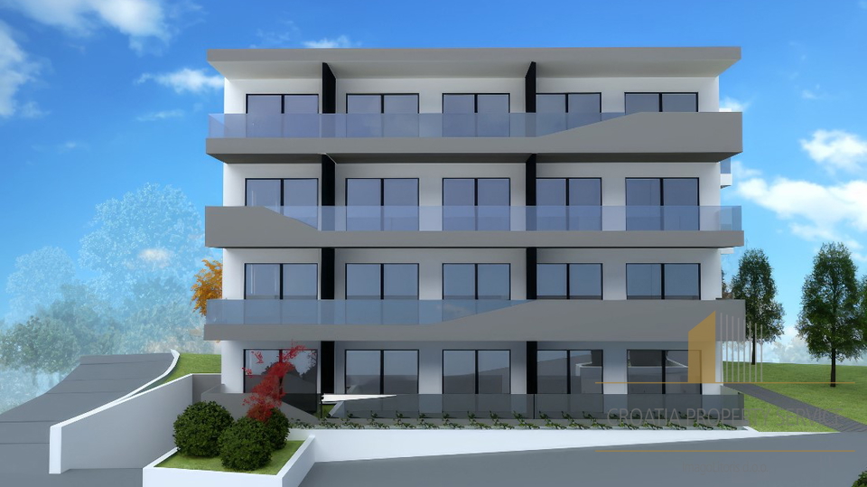 Luxury two-bedroom apartment in a new building 150 meters from the sea on the Makarska Riviera!