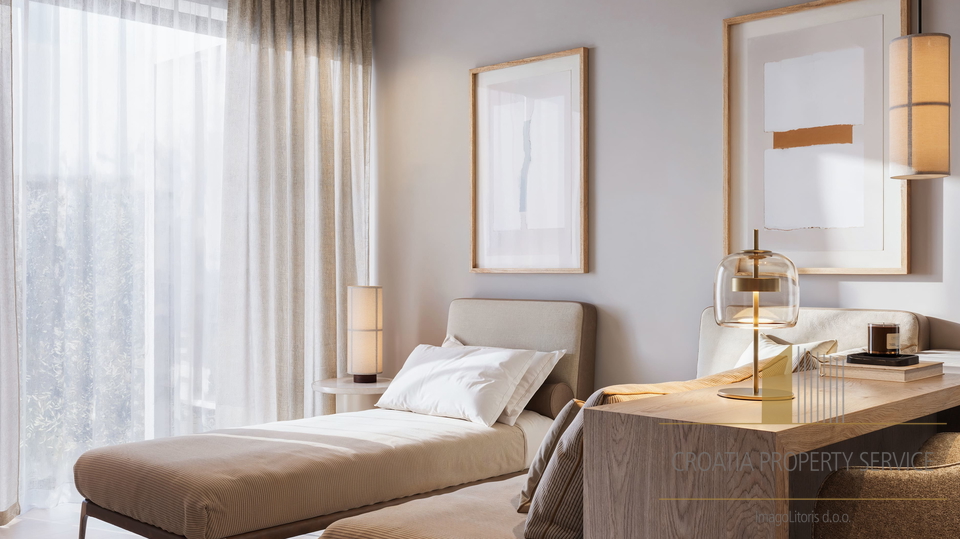 Luxury two-room apartments in a sensational resort, first row by the sea - Zadar!