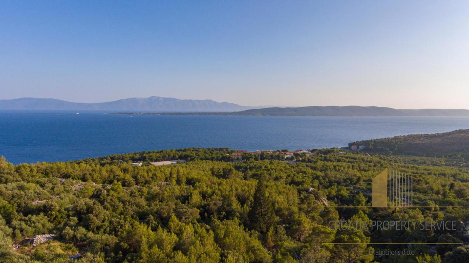 Прекрасный дом с бассейном и видом на море на Макарской ривьере!