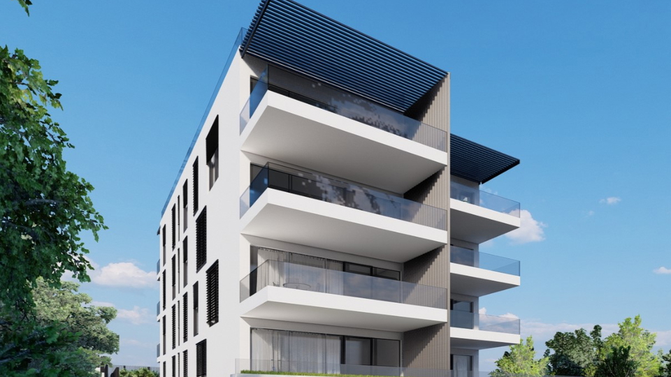 Luksuzni stan s vrtom i bazenom prvi red uz pla&zcaron;u &ndash; Seget Donji&excl;