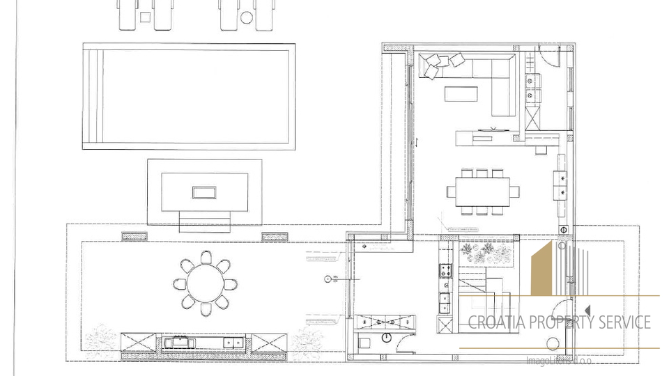 Luxury villa under construction with sea view in Primošten!