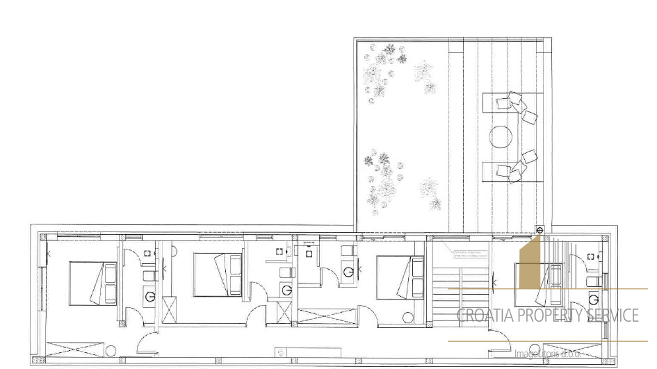 Luxury villa under construction with sea view in Primošten!