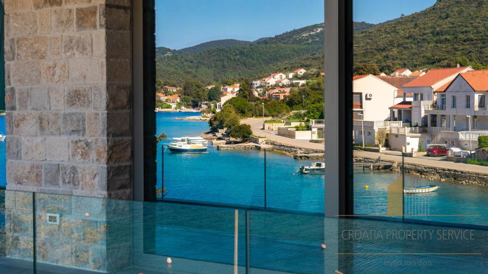 Ekskluzivna vila prvi red do mora na otoku Korčuli - Savršen mediteranski Raj!