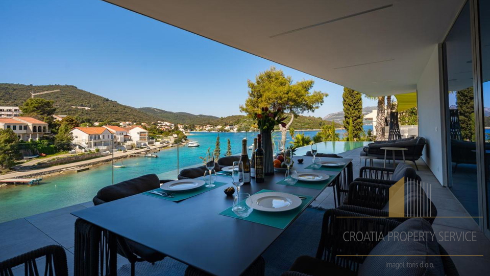 Vila esclusiva in prima fila sul mare nell'isola di Korčula - Un perfetto paradiso mediterraneo!