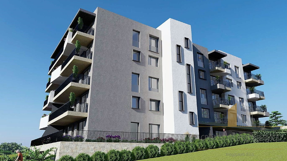 One-bedroom apartment with sea view in a new building – Makarska!