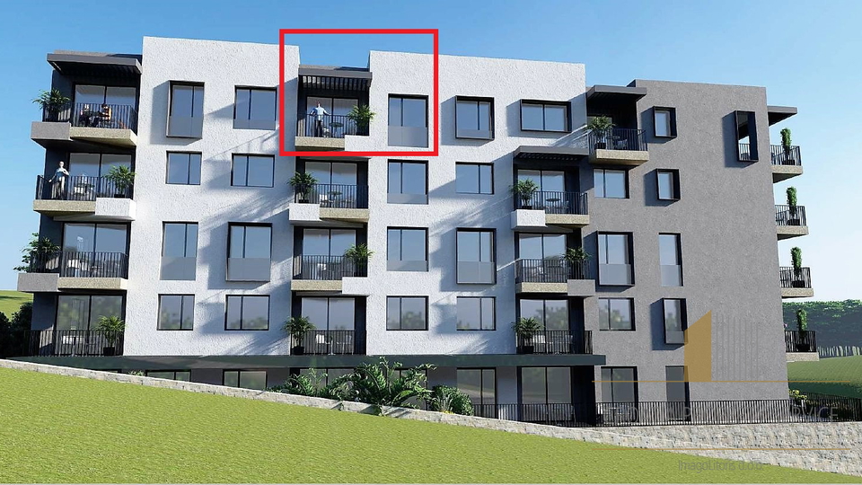 One-bedroom apartment with sea view in a new building – Makarska!