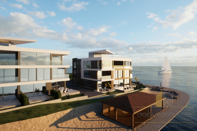 Luxury apartment in an exclusive location, first row to the beach – Privlaka!