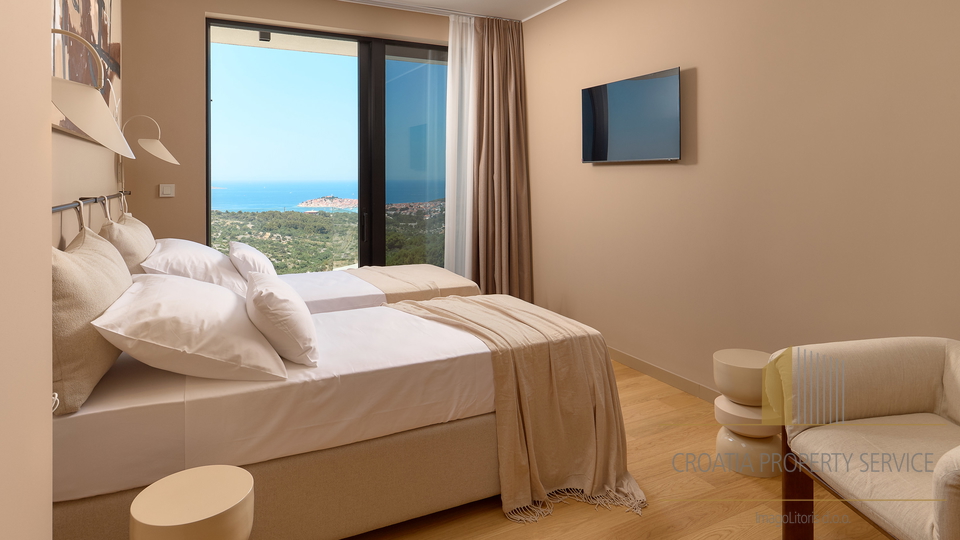 Exklusive moderne Villa mit Panoramablick auf das Meer – Primošten!