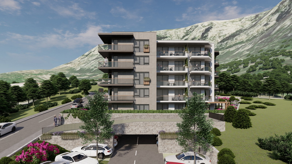 Neue Zweizimmerwohnung mit Meerblick in Makarska&excl;