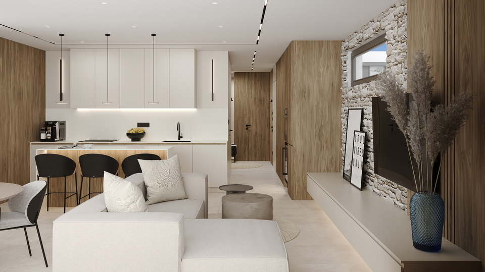 Moderna oblikovalska vila le 100 metrov od morja v okolici Rogoznice&excl;