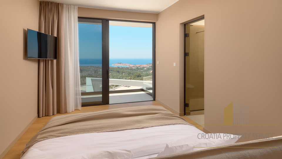 Exklusive moderne Villa mit Panoramablick auf das Meer – Primošten!