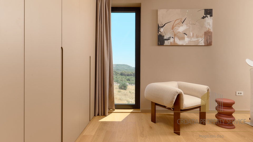 Exklusive moderne Villa mit Panoramablick auf das Meer – Primošten!