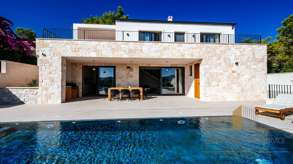 Modern Mediterranean luxury oasis 100 m from the sea - island Iž, Zadar archipelago!