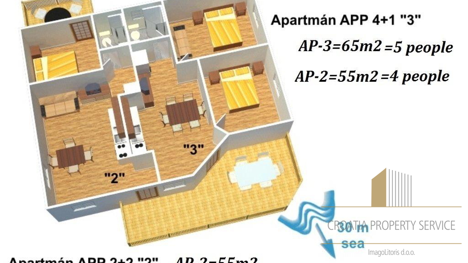Meravigliosa villa con appartamenti sulla spiaggia - Rogoznica!
