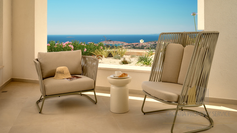 Exklusive moderne Villa mit Panoramablick auf das Meer – Primošten!