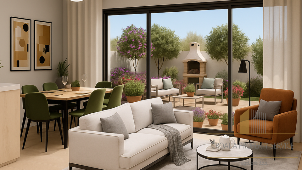 Wunderschöne Wohnung mit Garten in einem modernen Neubau - Kaštel Stari!