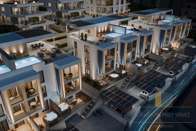 Luxury apartment with sea view in an exclusive apartment complex on Čiovo!