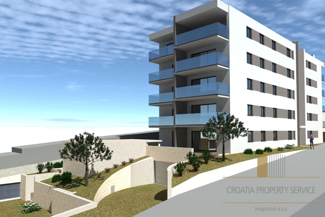 Two-bedroom apartment with sea view – new construction 300 m from the beach, Seget Donji, Trogir!