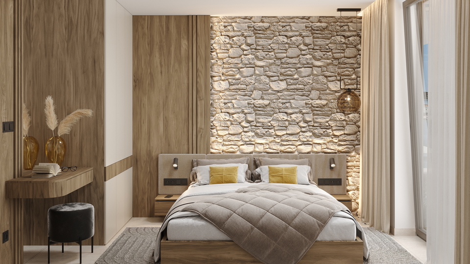 Moderna oblikovalska vila le 100 metrov od morja v okolici Rogoznice&excl;