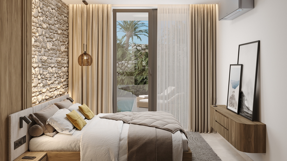 Moderna oblikovalska vila le 100 metrov od morja v okolici Rogoznice&excl;