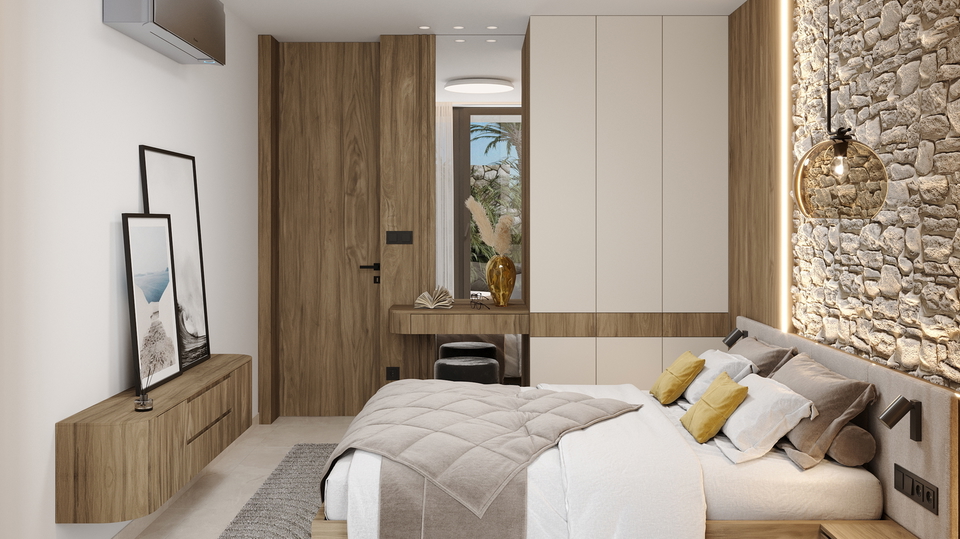 Moderna oblikovalska vila le 100 metrov od morja v okolici Rogoznice&excl;