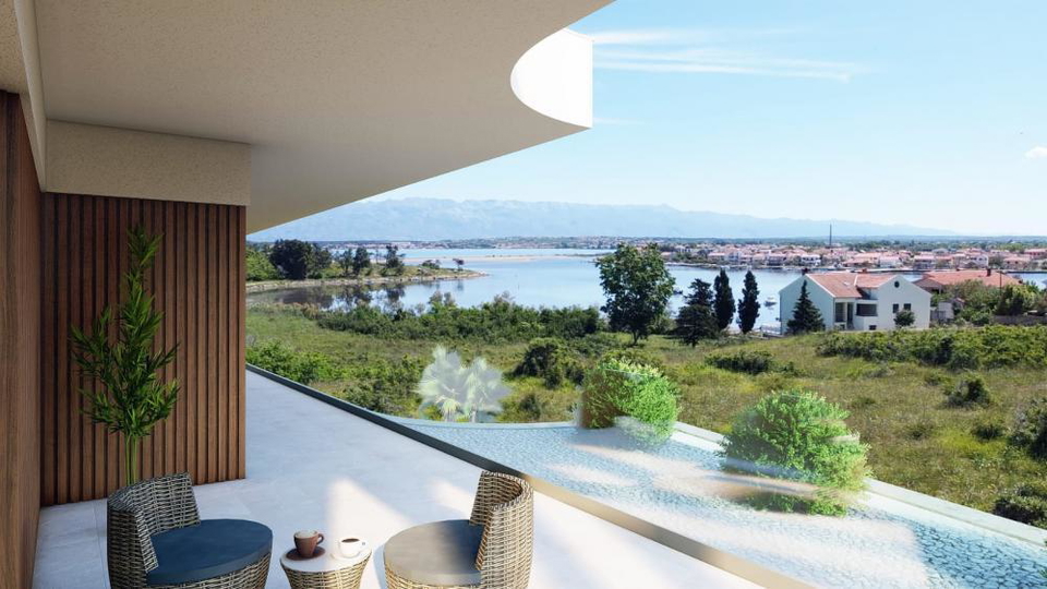 Elegante Luxusvilla nur 100 Meter vom Meer entfernt in der Umgebung von Zadar&excl;