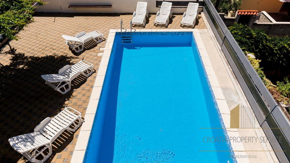 Beautiful apartment villa with a pool and sea view – Lapad, Dubrovnik!