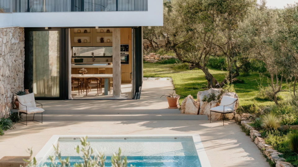 Wundersch&ouml;ne luxuri&ouml;se Villa mit Meerblick auf der Insel &Scaron;olta&excl;